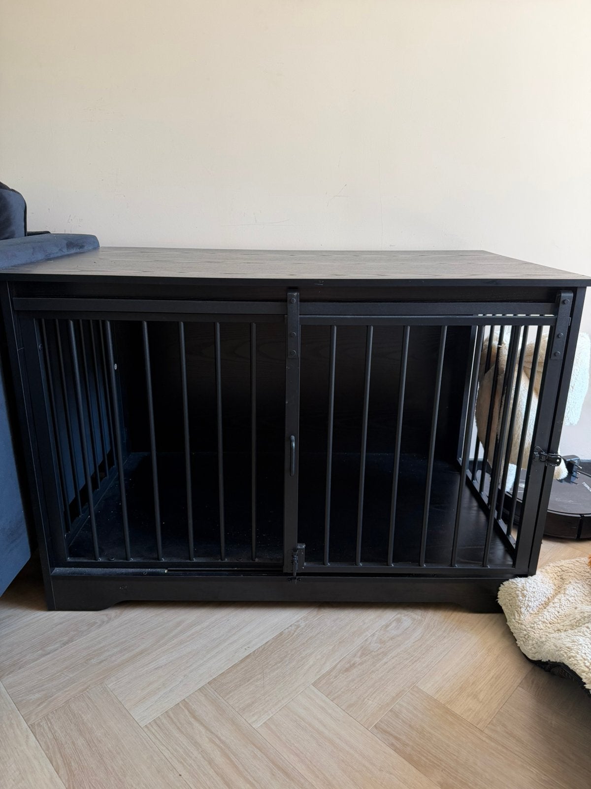 Hele nette bench zwart zgan, Ophalen, Zo goed als nieuw, Minder dan 65 cm