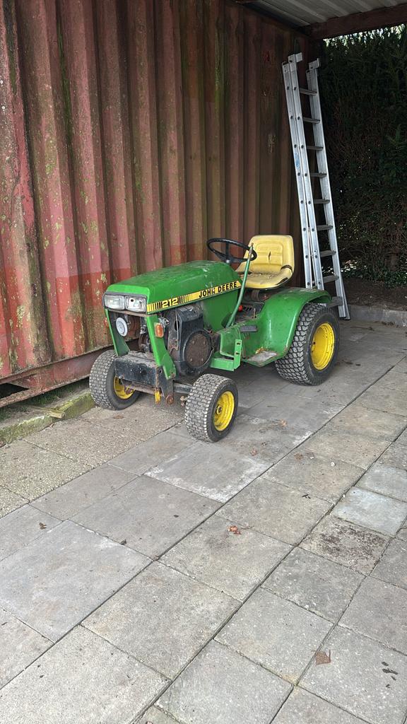 John Deere 212 Zitmaaier - Klassieke Tuinmachine, Ophalen, Gebruikt, 90 tot 120 cm