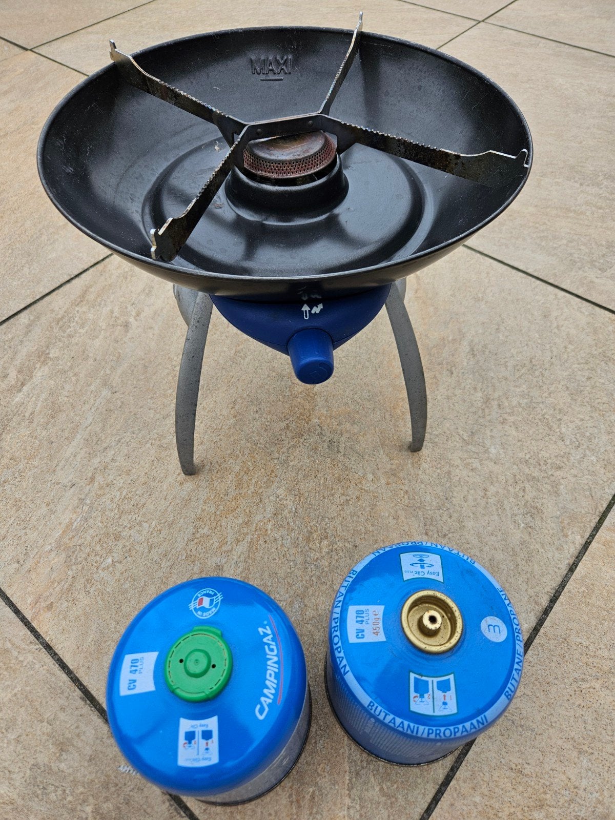 Campingaz Party Grill 1350W met gasflessen, Ophalen, Gebruikt, Campingaz
