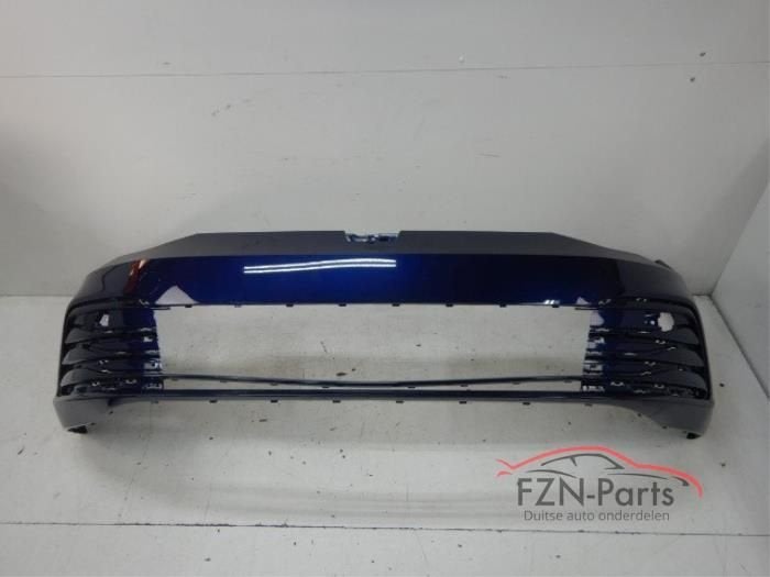 VW Golf 8 Voorbumper LC5B Atlantic Blue, Ophalen of Verzenden, Gebruikt, Voor, Bumper