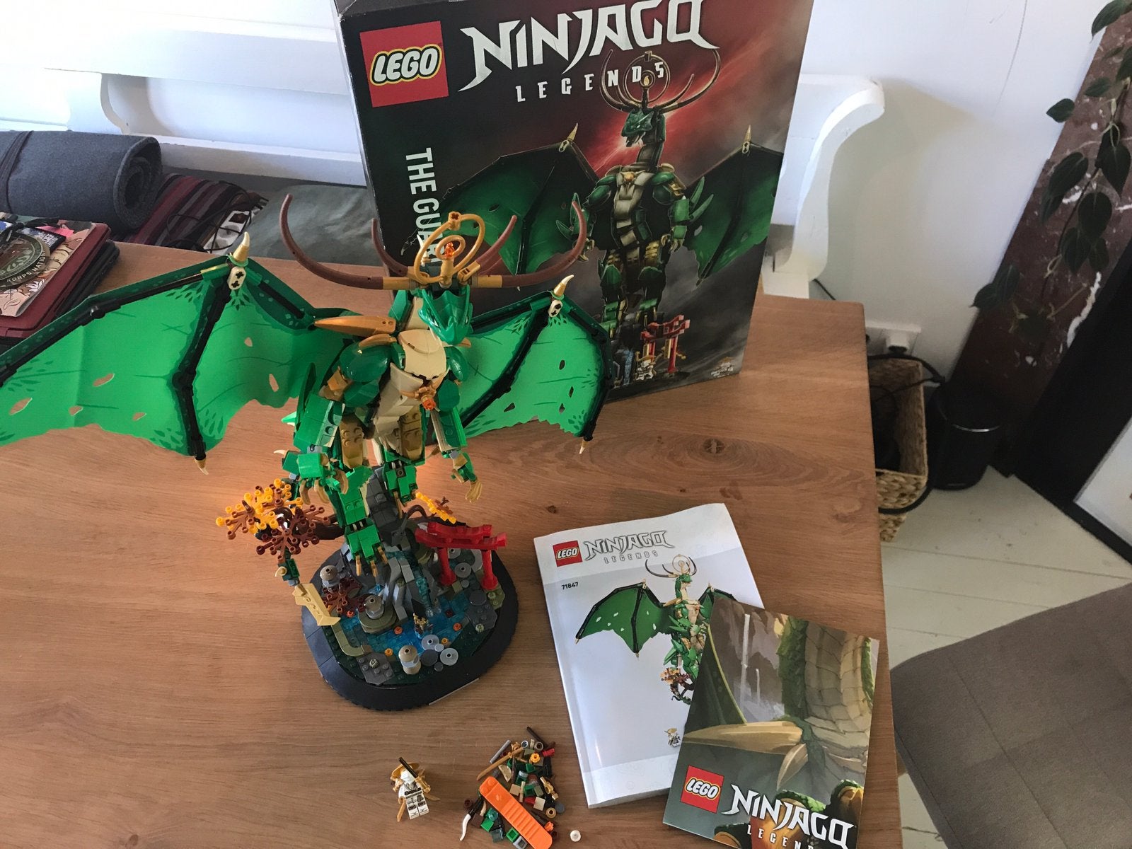 Lego 71847 The Guardian Dragon, Lego, Ophalen of Verzenden, Zo goed als nieuw, Compleet