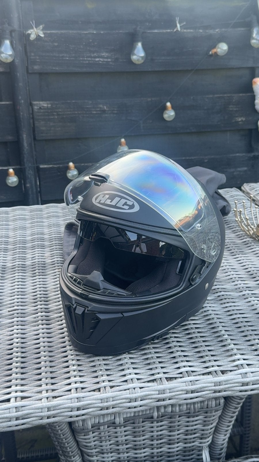 HJC Integraalhelm - Mat Zwart, Motoren, Kleding | Motorhelmen, Ophalen, XXS, Heren, HJC