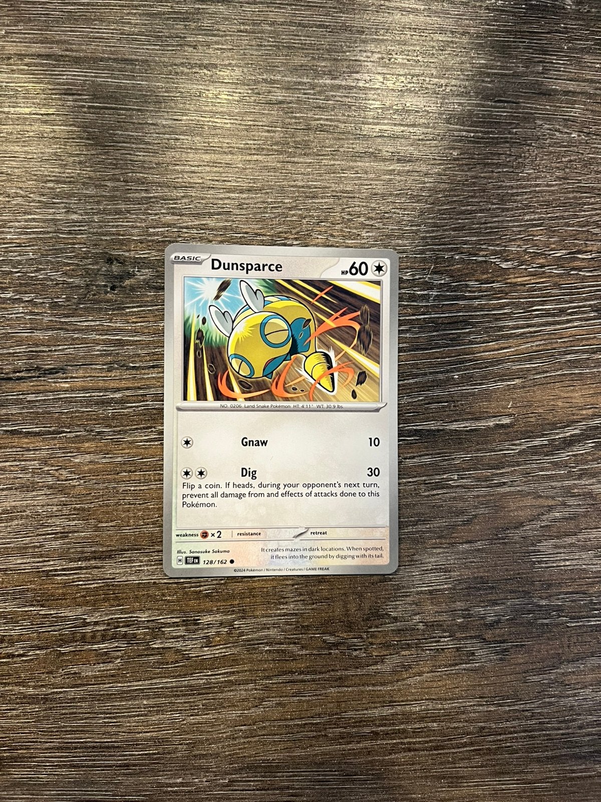 Dunsparce TEF 128/162, Ophalen of Verzenden, Zo goed als nieuw