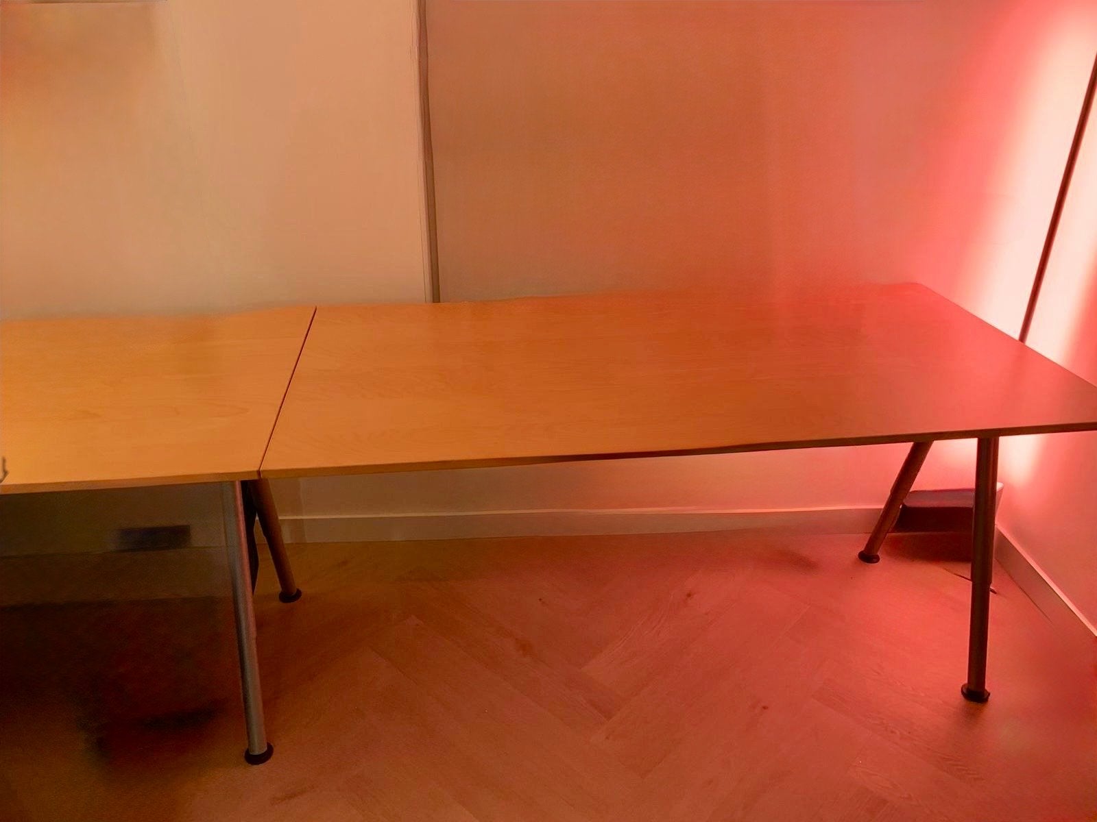 Ikea Galant Ruim houten bureau, Ophalen, Gebruikt, Hout, Overige merken