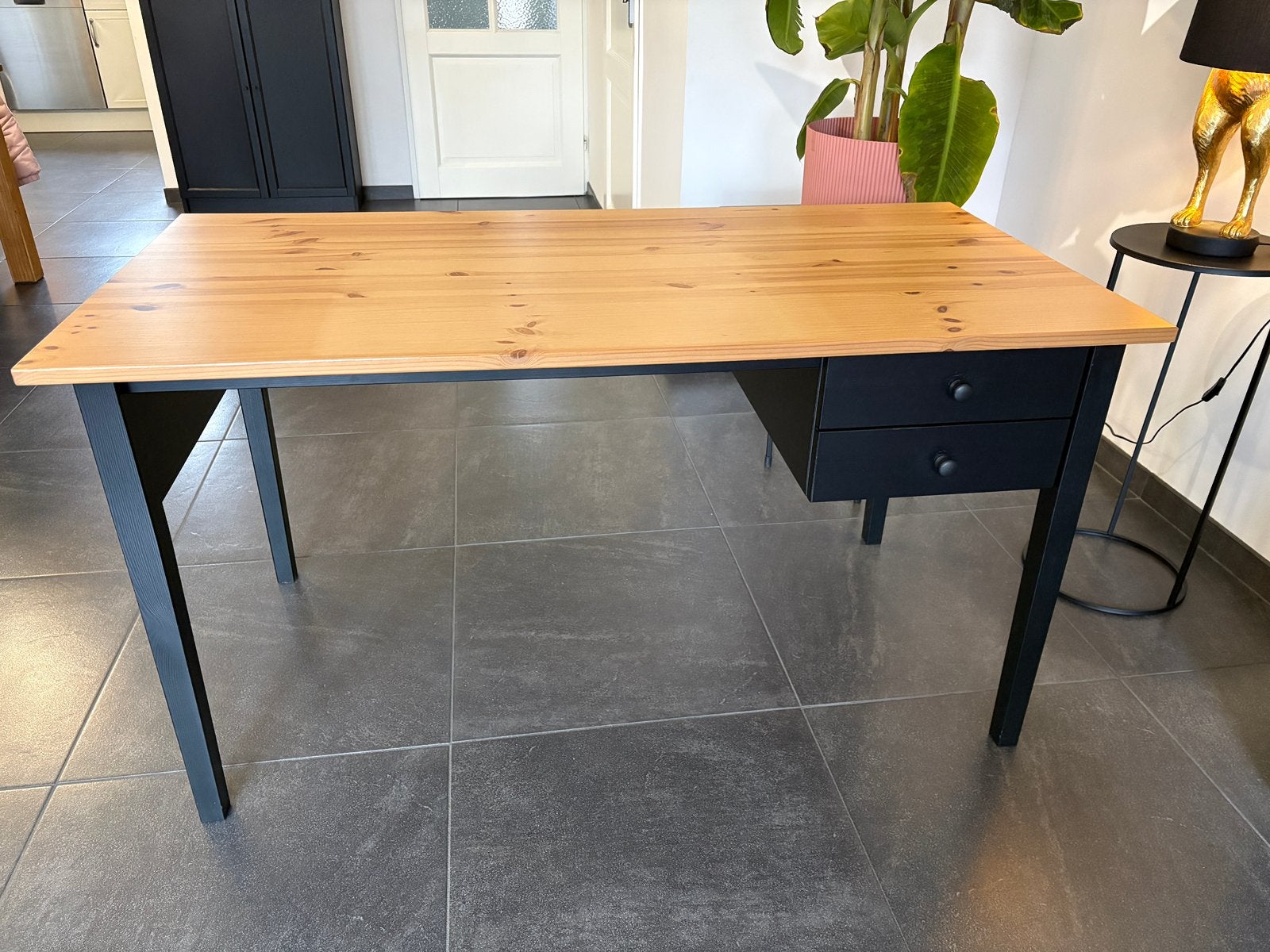 IKEA Arkelstorp bureau, Ophalen, Bruin, Zo goed als nieuw, 70 cm