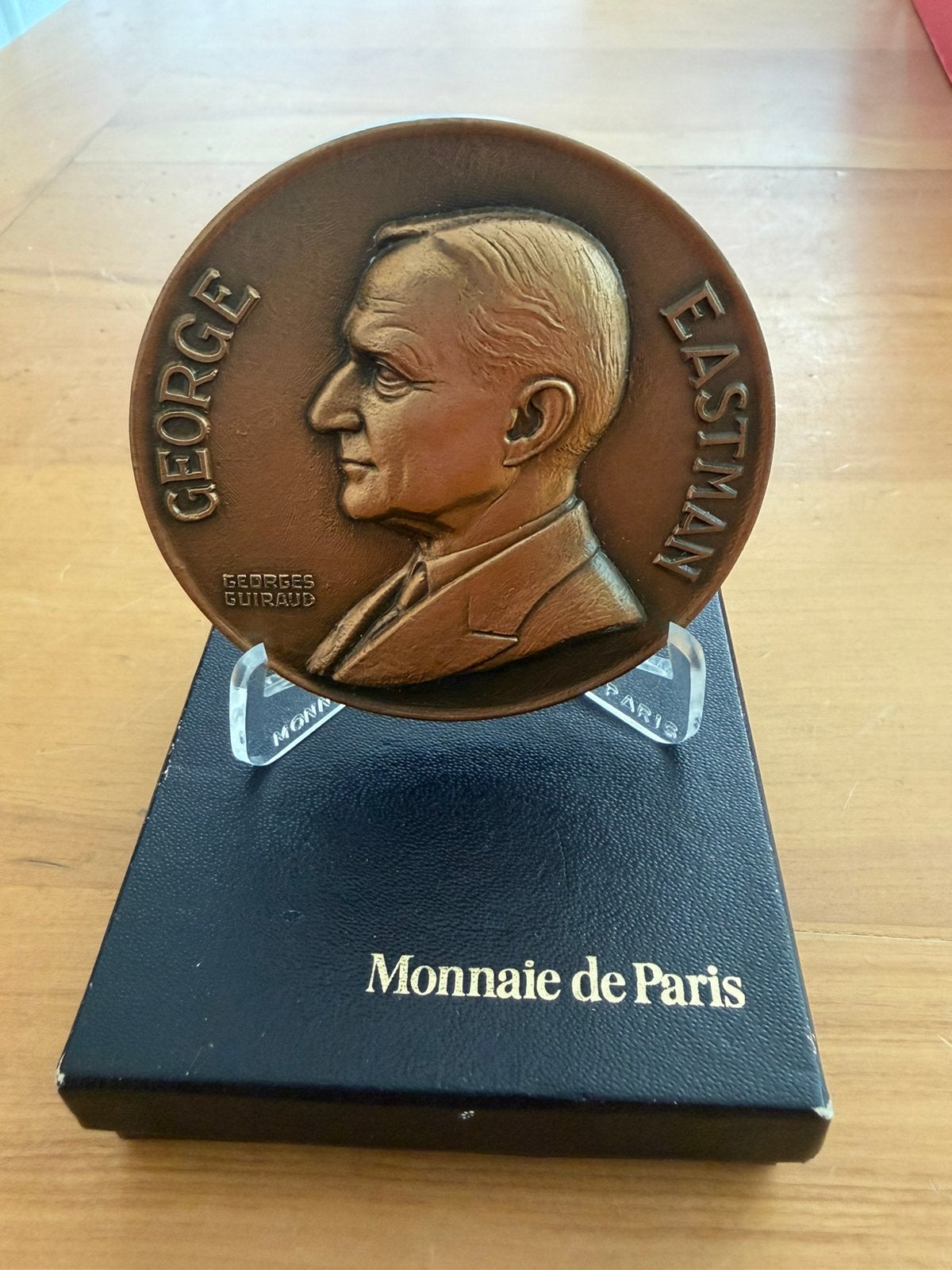 Monnaie de Paris Bronzen Medaille George Eastman (Kodak), Verzenden, Brons, Buitenland