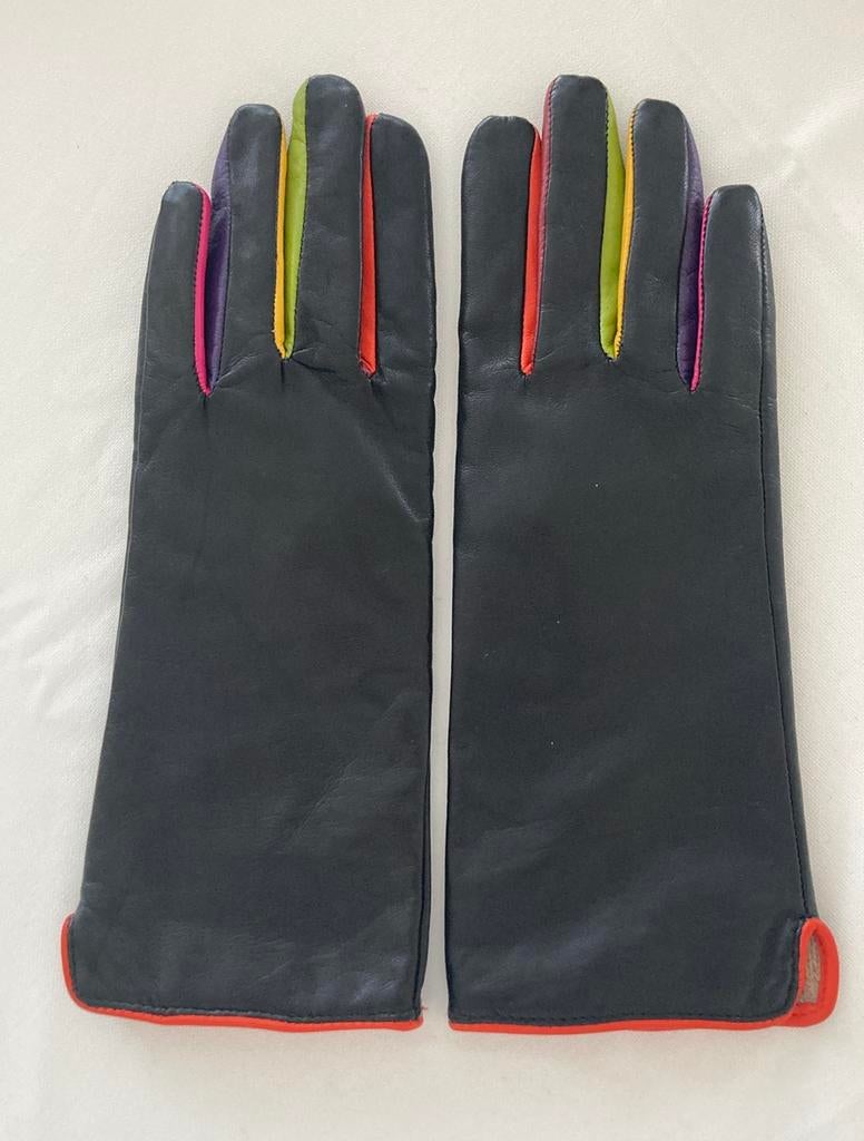 MyWalit - Hester van Eeghen dames zwarte leren handschoenen, Ophalen of Verzenden, Zo goed als nieuw, Handschoenen
