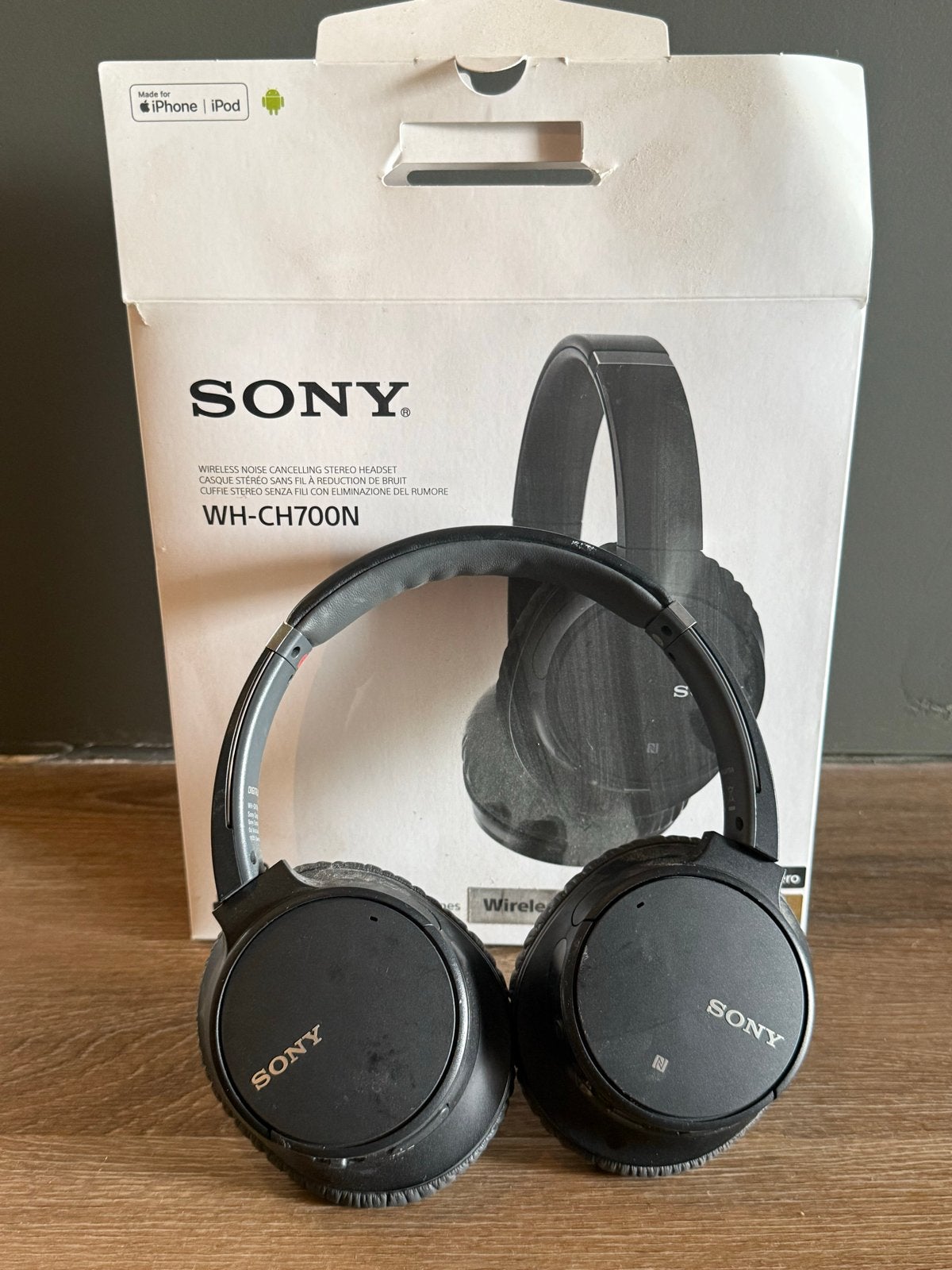 Sony WH-CH700N Draadloze Noise Cancelling Koptelefoon, Ophalen, Gebruikt, Bluetooth, Zwart