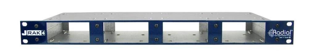 Radial J-RAK 4 rackmount 1RU voor 4 Radial DI boxes, ., Overige typen, Nieuw, Ophalen of Verzenden