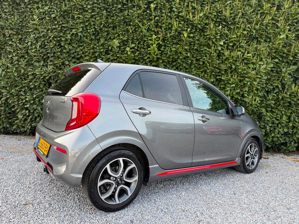 Kia Picanto 1.0 DPi GT-Line AUT|CARPLAY|CRUISE|AIRCO|PDC|NAP, 877 kg, Gebruikt, Lichtsensor, 4 stoelen