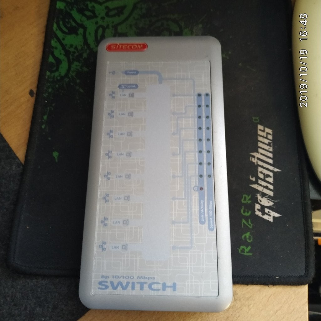 Sitecom LN-113 Network Switch 8 port, Computers en Software, Ophalen of Verzenden, Gebruikt