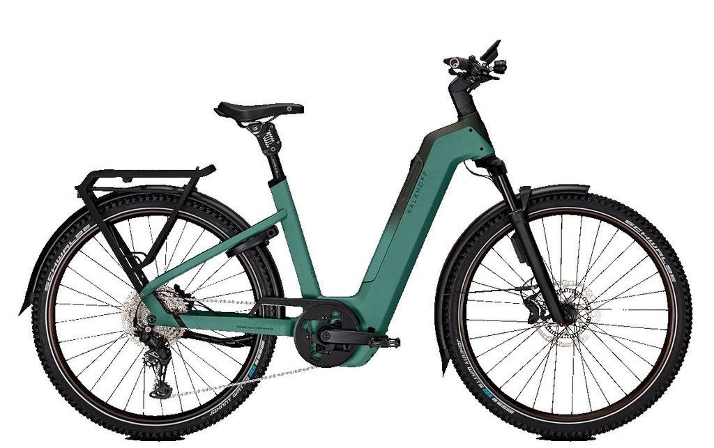 Kalkhoff Entice 5+ excite Dames Mineralgreen matt 43cm S 202