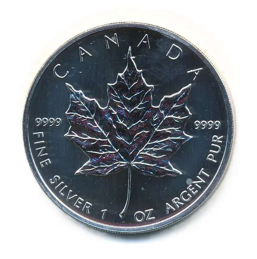 Canada 1 ounce 2004 Maple leaf, Ophalen of Verzenden, Zilver