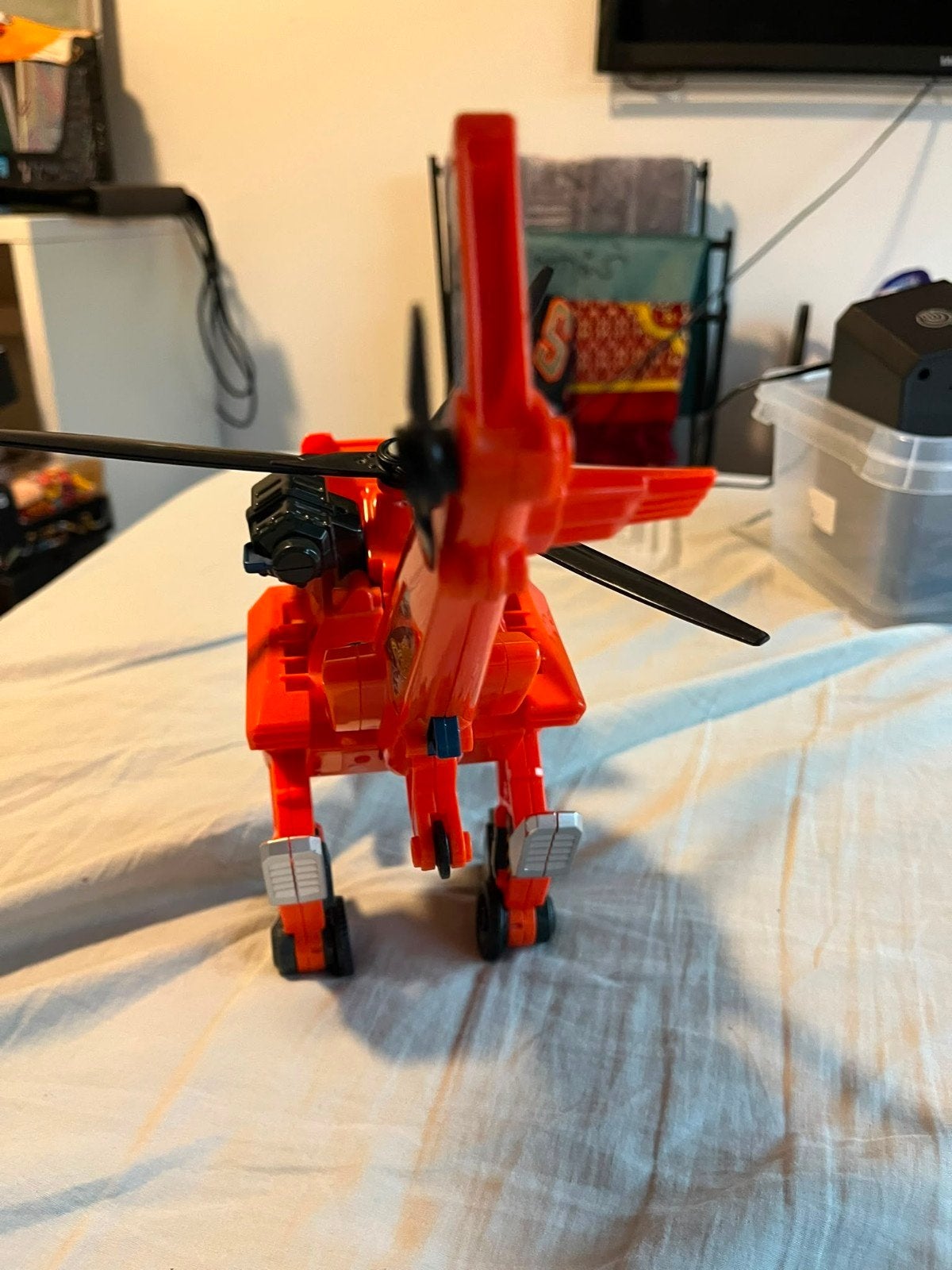 Dinosaurus Helikopter Speelgoed - oranje, Ophalen of Verzenden, Gebruikt, Overige typen