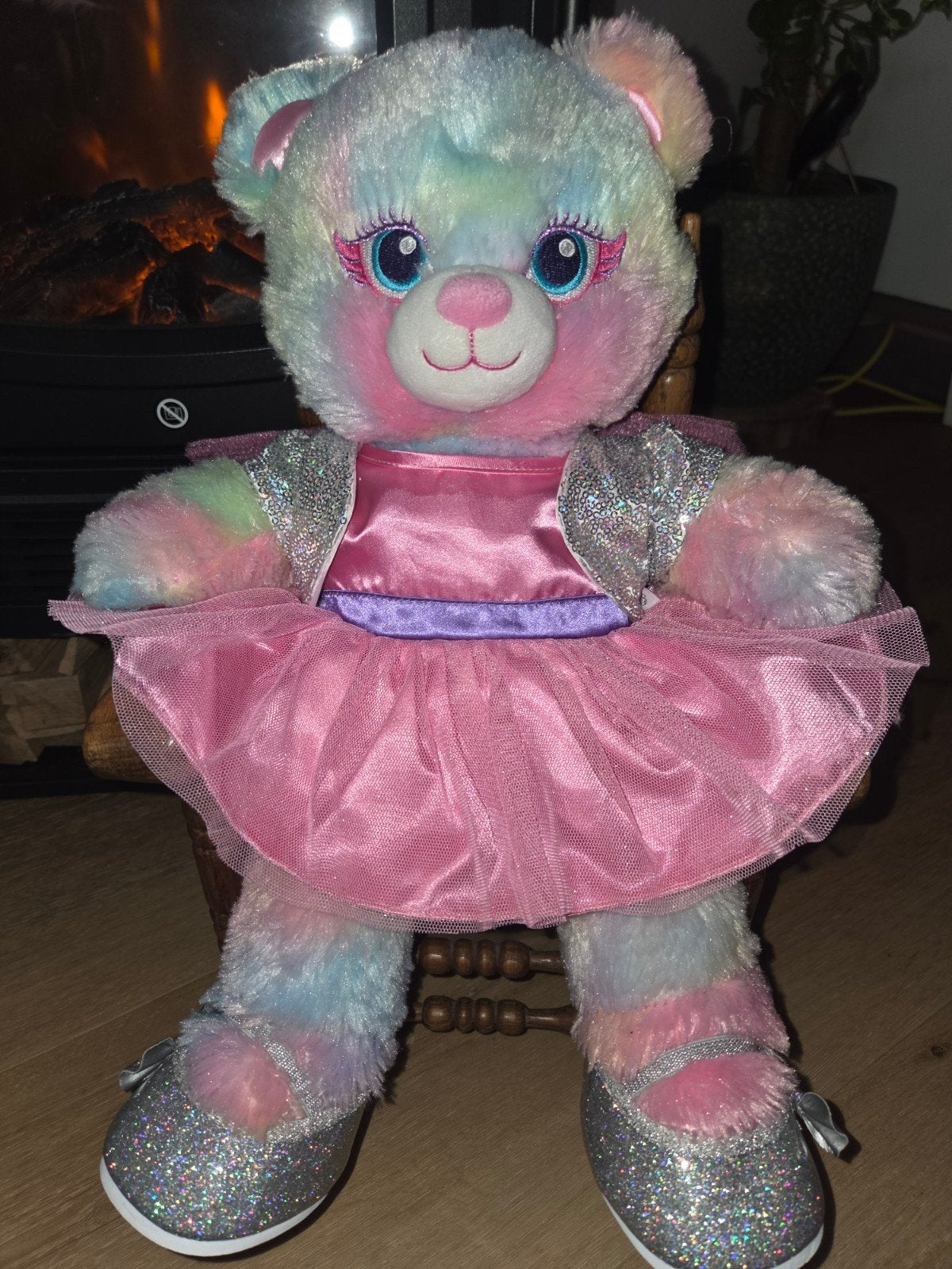 Build-A-Bear Fairy Beary beer met outfit, Kinderen en Baby's, Eenhoorn, Ophalen of Verzenden, Zo goed als nieuw, Middelgroot (20 tot 80 cm)