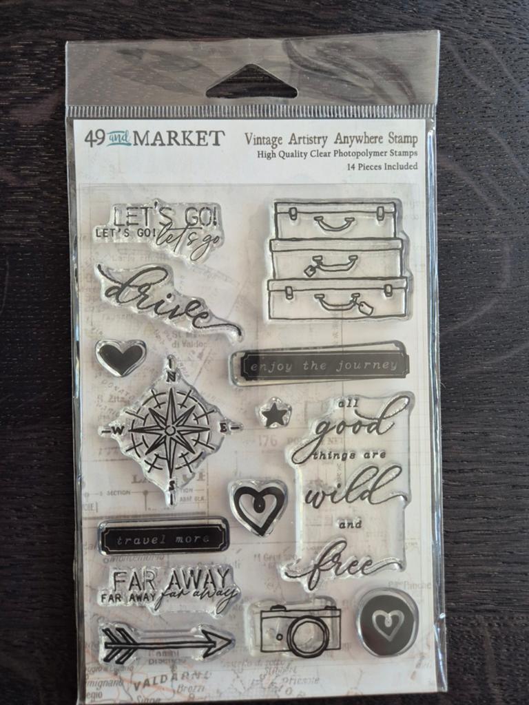 Clear stamps Reizen, Ophalen of Verzenden, Nieuw, Clearstamp