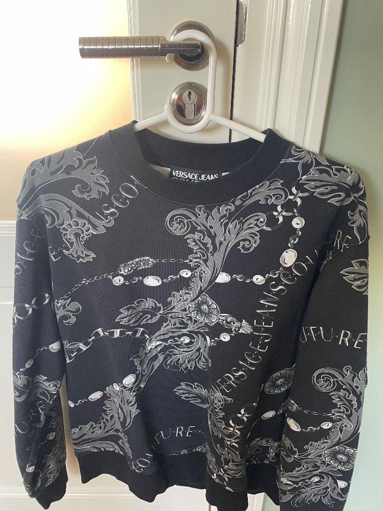 Versace sweater, Maat 52/54 (L), Zwart, Ophalen of Verzenden, Zo goed als nieuw