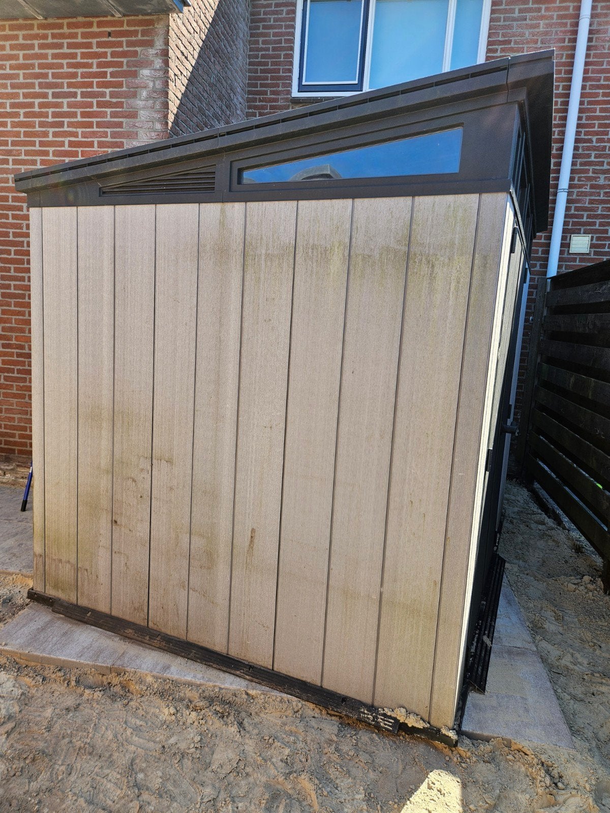 keter artisan 97 kunsstof tuinhuis, Ophalen, Zo goed als nieuw, Kunststof