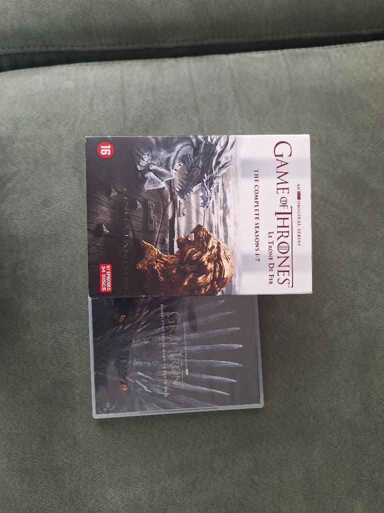 Game of Thrones DVD Boxset Seizoen 1-7 en seizon 8 los, Vanaf 16 jaar, Ophalen of Verzenden, Zo goed als nieuw, Boxset