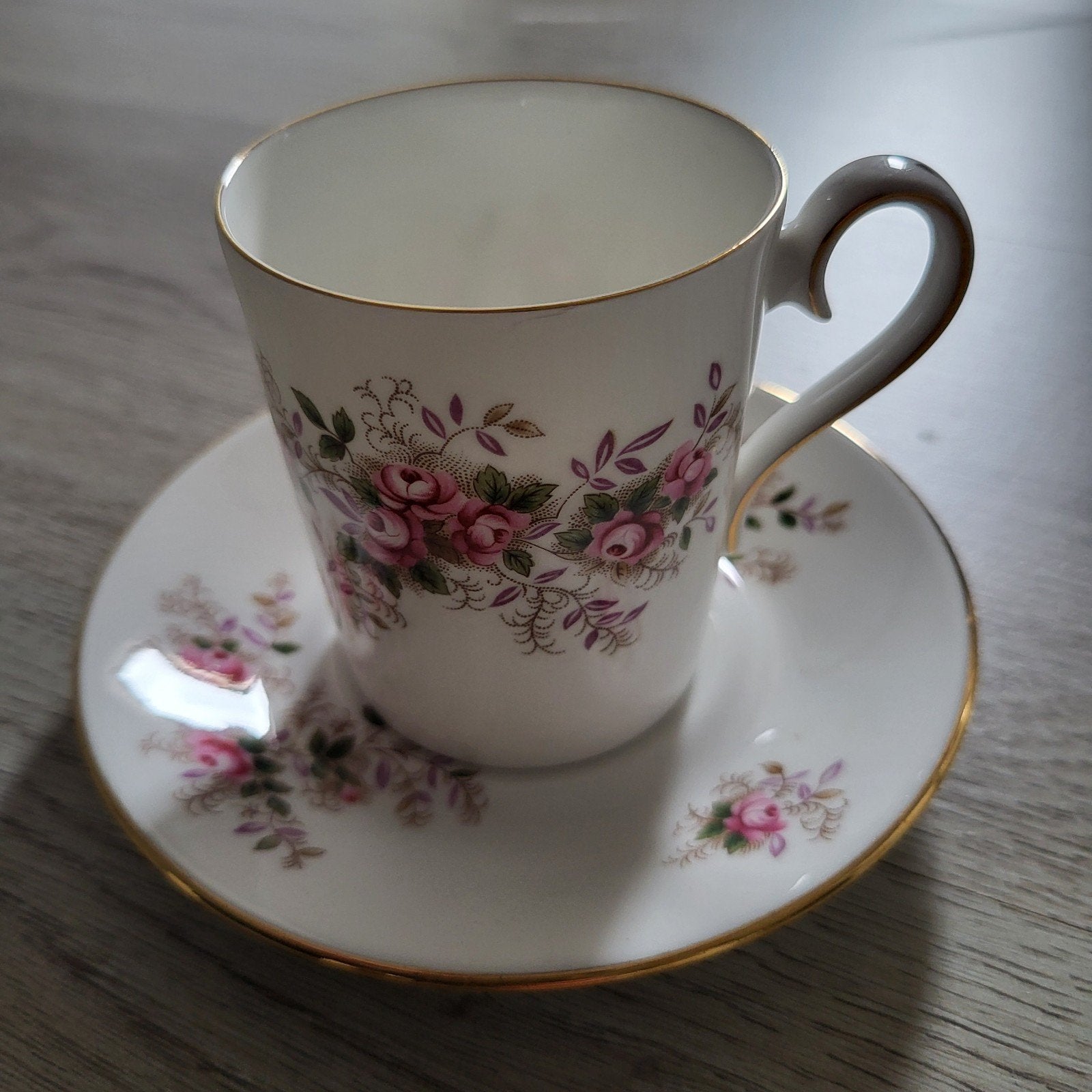 Royal Albert Lavender Rose kop en schotel, Ophalen of Verzenden
