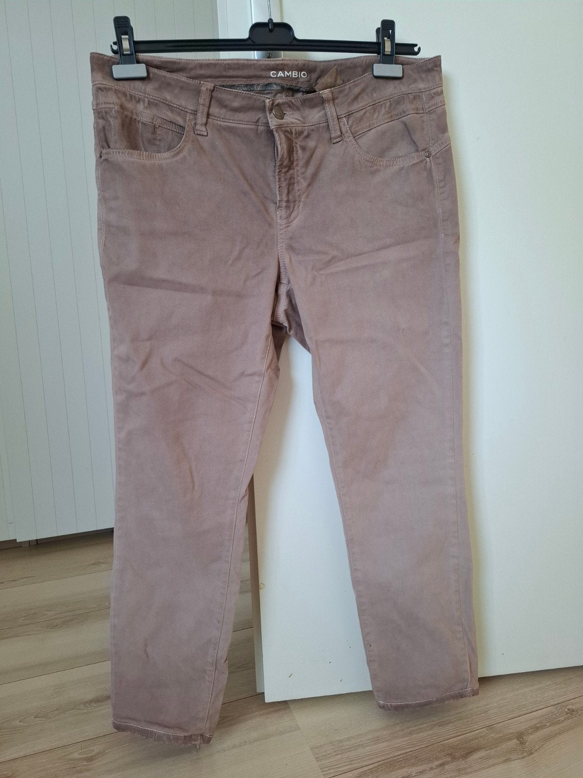 Mooie Cambio Liu broek in beige/bruin, maat 42/44 (L), Beige, Maat 42/44 (L), Ophalen of Verzenden, Zo goed als nieuw