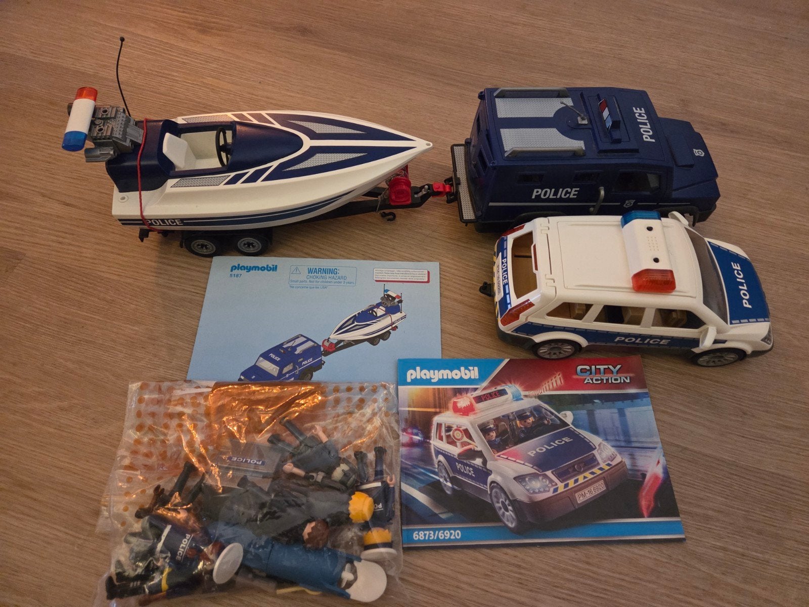 moet nu weg! Playmobil politie, Ophalen, Gebruikt, Complete set, Voertuig