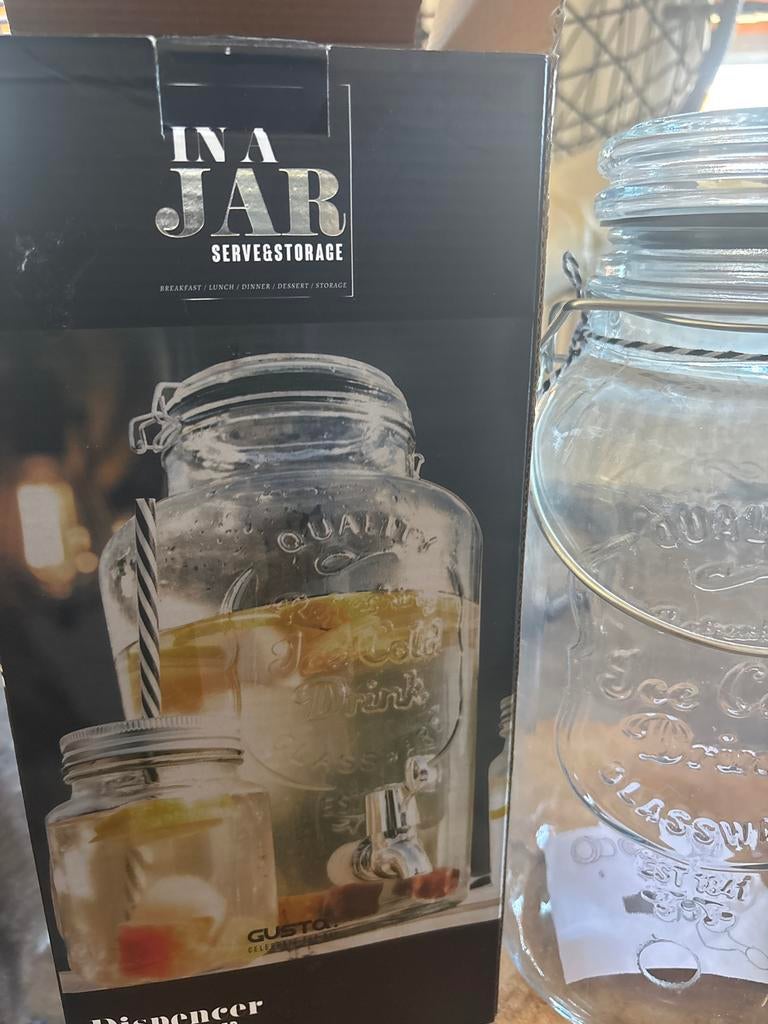 Gusta drankdispenser met Kraantje moet weg, Huis en Inrichting, Keuken | Keukenbenodigdheden, Nieuw, Gusta, Ophalen of Verzenden