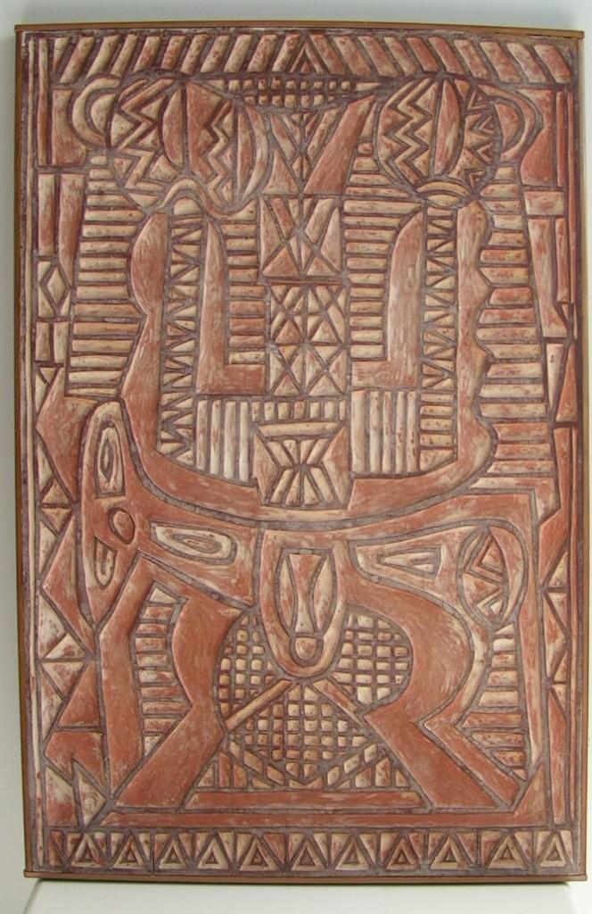 Hubert Bekman Figuratief sculptuur uit de Pulchri collectie, Antiek en Kunst, Houtsnijwerk, 50 - 100 cm, Bruin, Europa