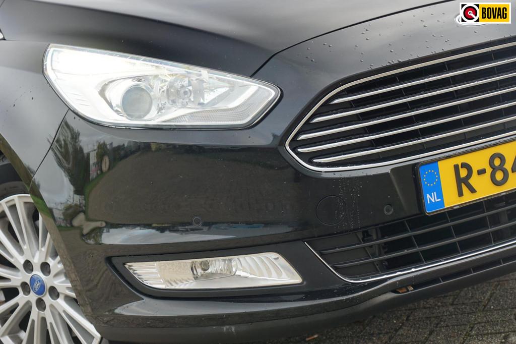 Ford Galaxy 1.5 Titanium - Panther Black - 7 zitter - Winter, Auto's, Ford, Voorwielaandrijving, 4 cilinders, 7 stoelen, Zwart