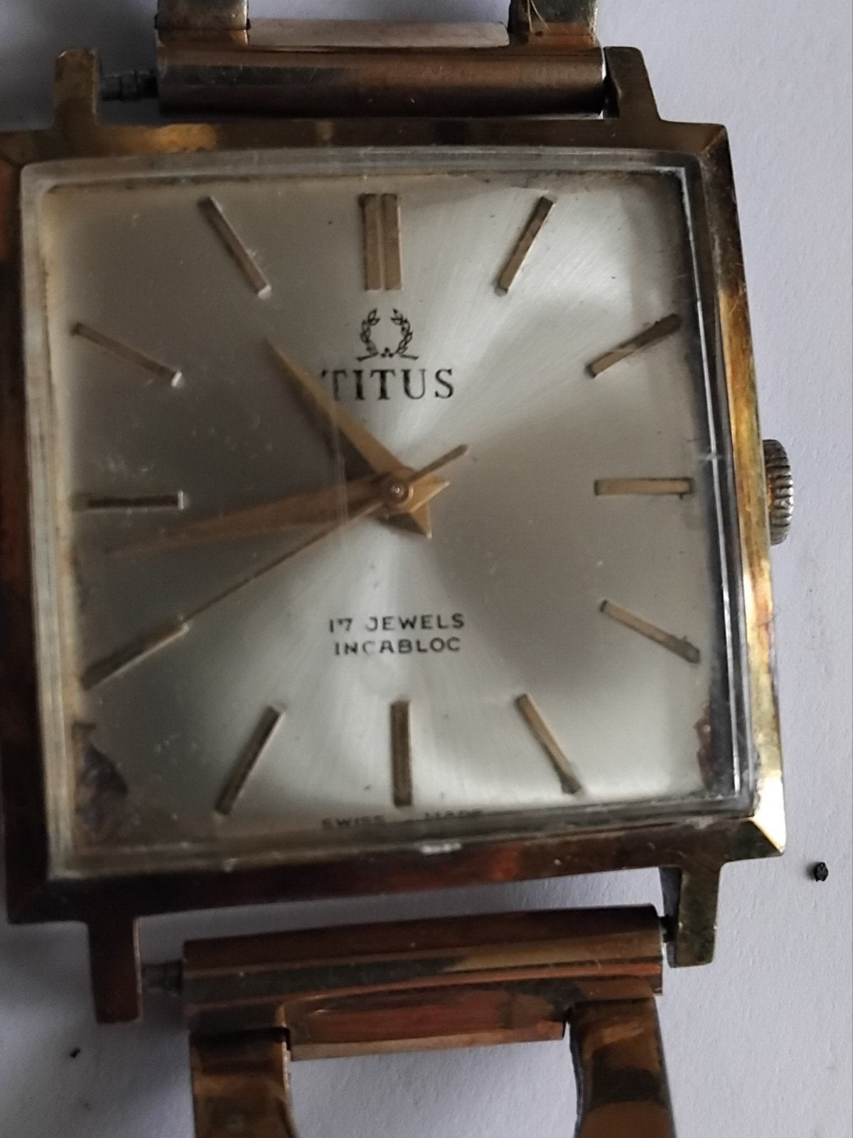 Vintage Titus Polshorloge - 17 Jewels Incabloc, Overige merken, Overige materialen, Met bandje, Polshorloge