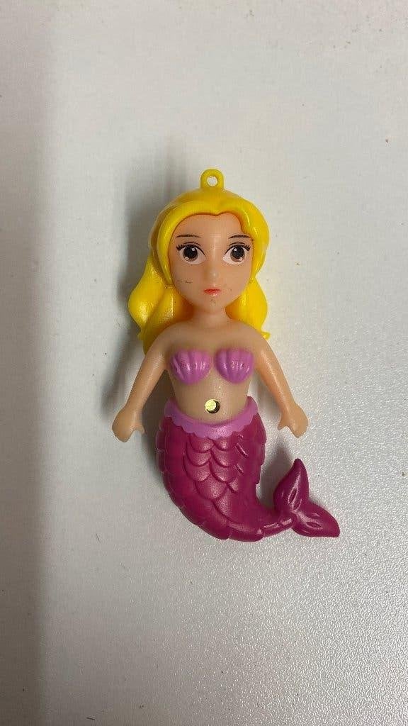 Zeemeermin sleutelhanger met lichtje, Ophalen of Verzenden, Nieuw, Knuffel of Figuurtje