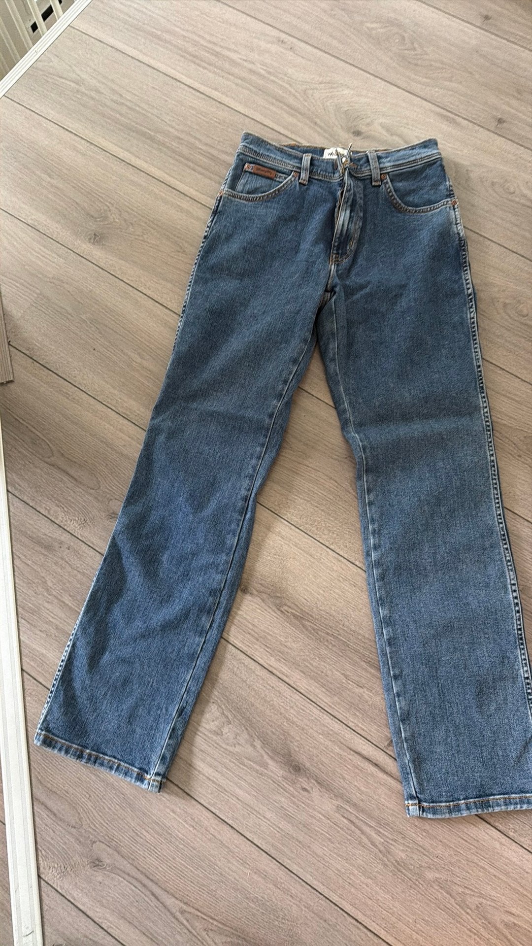 Wrangler heren jeans, Ophalen of Verzenden, Zo goed als nieuw, Blauw, W32 (confectie 46) of kleiner