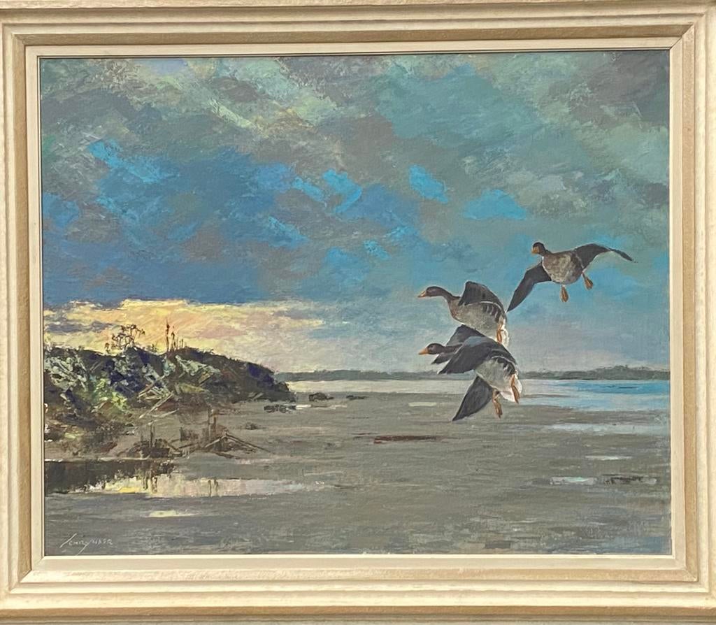 Olieverfschilderij door Jo Schrijnder - Jacht/jagen, Ophalen
