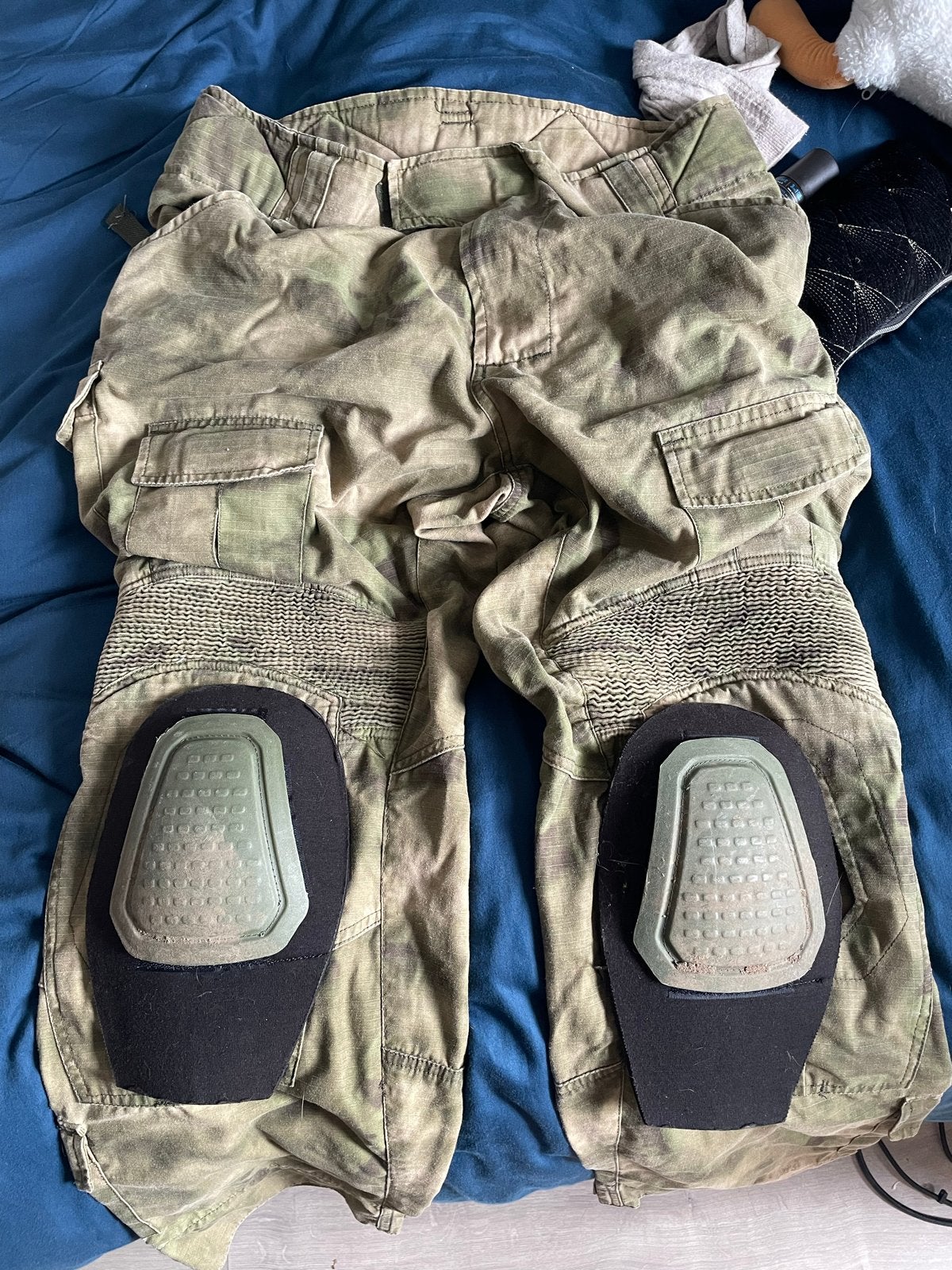 Invader Gear Camouflage Broek met Kniebeschermers - Maat L, Ophalen of Verzenden, Gedragen, Maat 52/54 (L), Meerkleurig