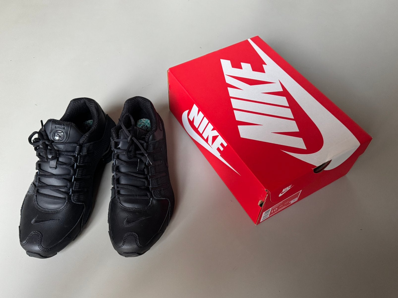 Nike Shox N2, Zwart, Ophalen of Verzenden, Sneakers of Gympen, Zo goed als nieuw