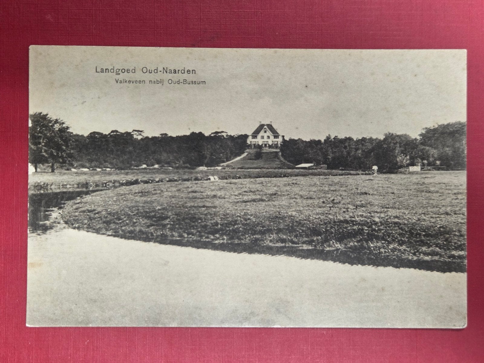 Valkeveen bij Oud Bussum Landgoed Oud Naarden, Ophalen of Verzenden, Voor 1920, Noord-Holland