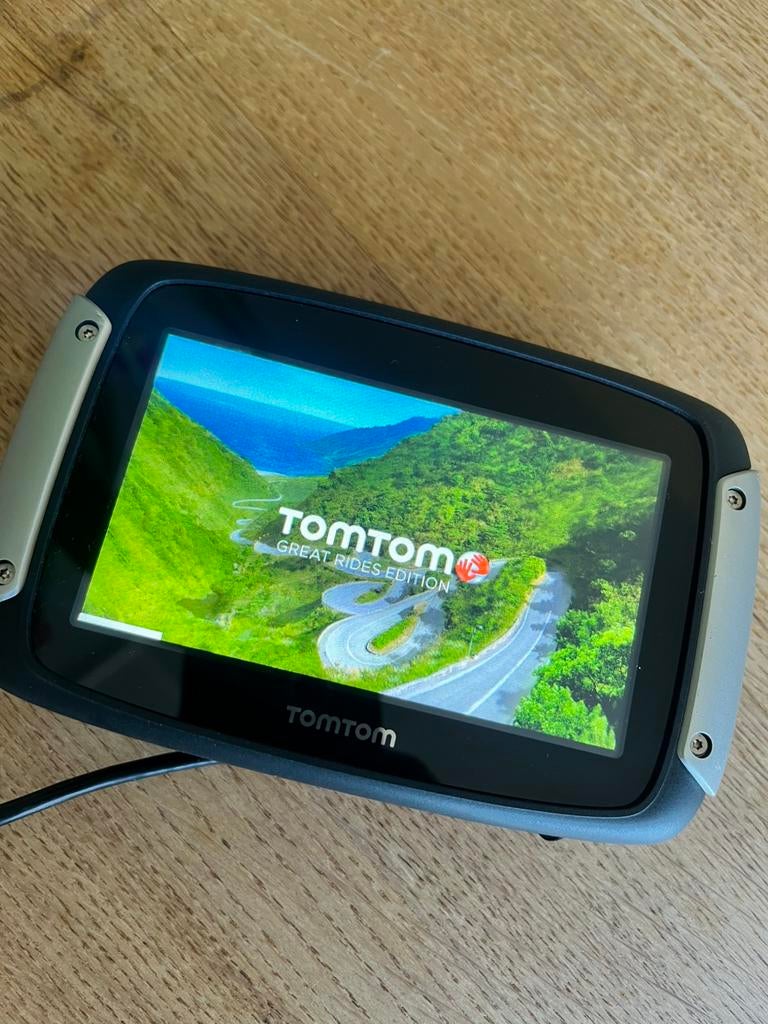 TomTom Rider 410, great rides edition + autohouder!, Ophalen of Verzenden, Gebruikt