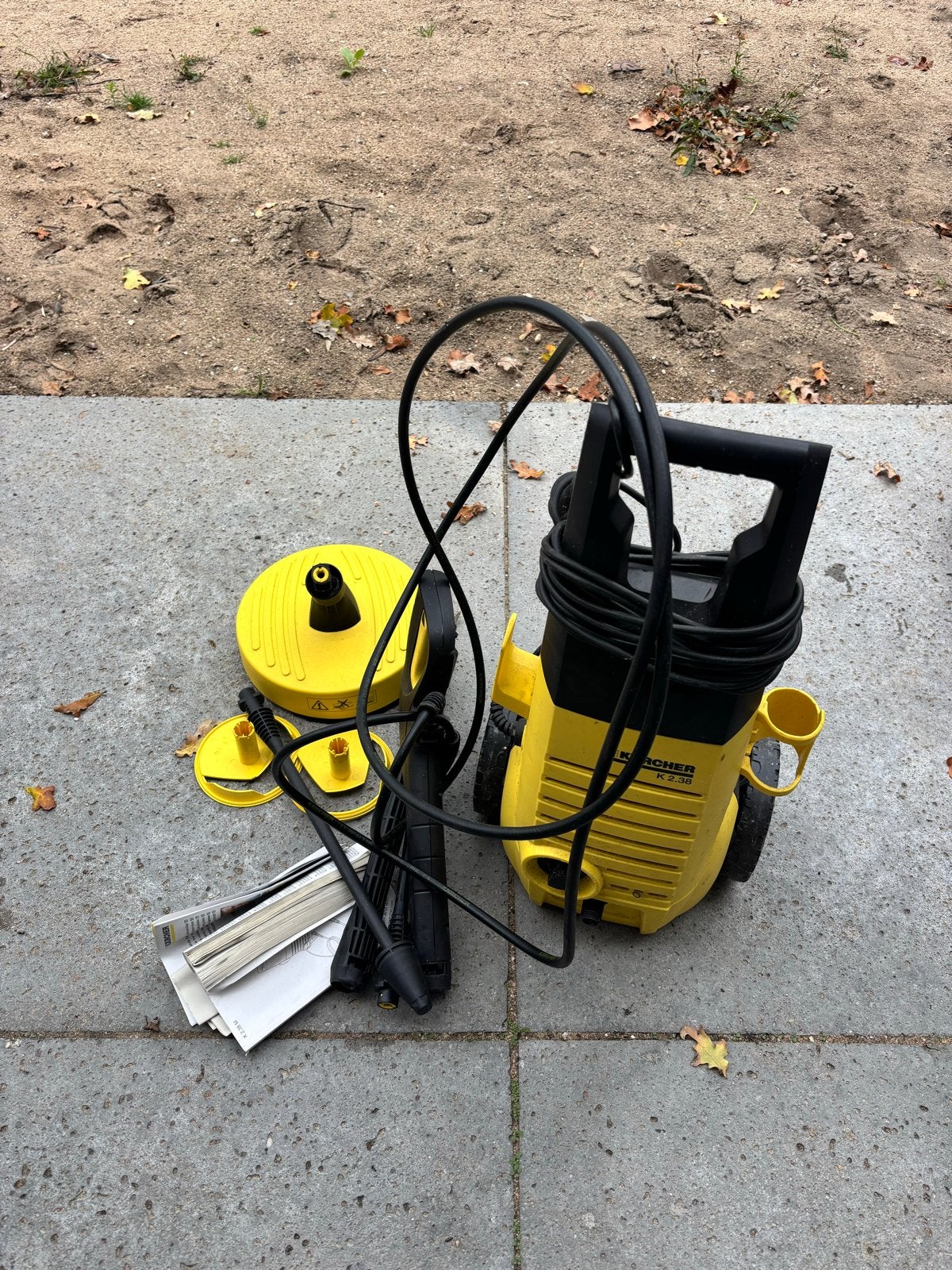 Karcher K 2.38 hogedrukreiniger met accessoires en handleidi, Ophalen, Gebruikt, Elektrisch