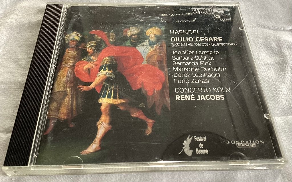 Haendel Giulio Cesare Rene Jacobs CD, Gebruikt, Overige typen, Ophalen of Verzenden, Barok