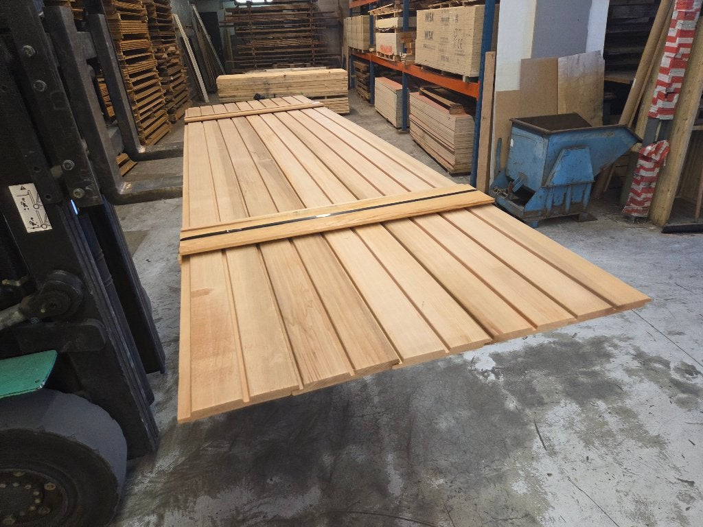 3.88 m2 Red Cedar Dubbel Rhombus profiel - nr: HP222, Ophalen, Nieuw, 250 cm of meer, Planken