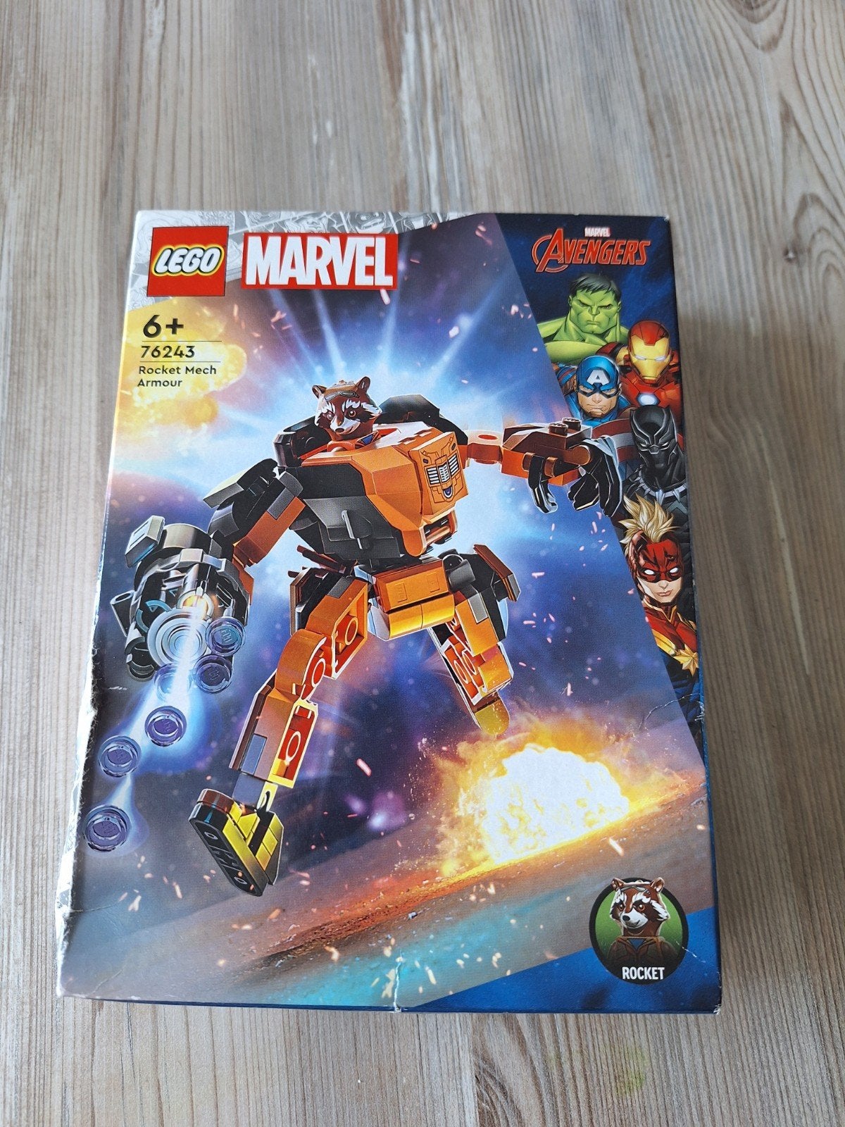 LEGO Marvel Rocket Raccoon Mech Armor 76243, Ophalen of Verzenden