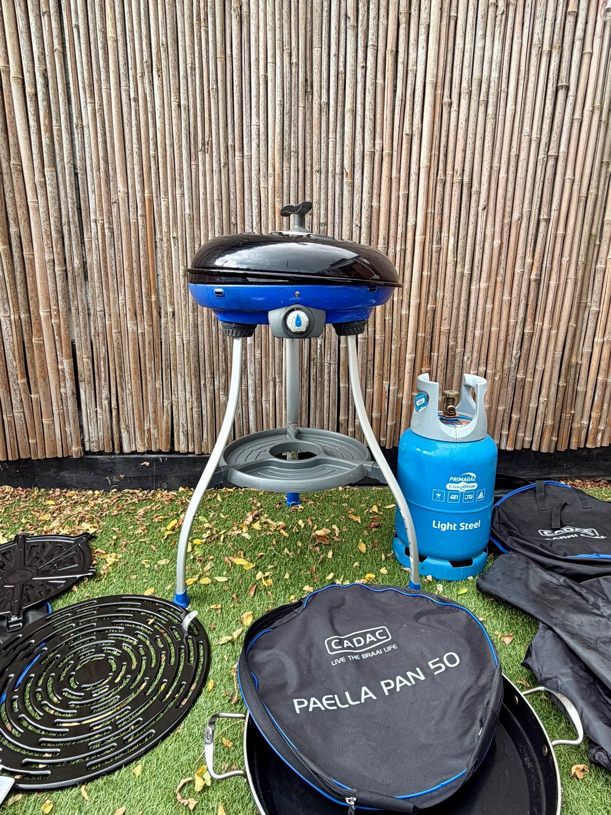 Cadac Carri Chef 2 BBQ met accessoires en gratis gasfles, Ophalen, Gebruikt