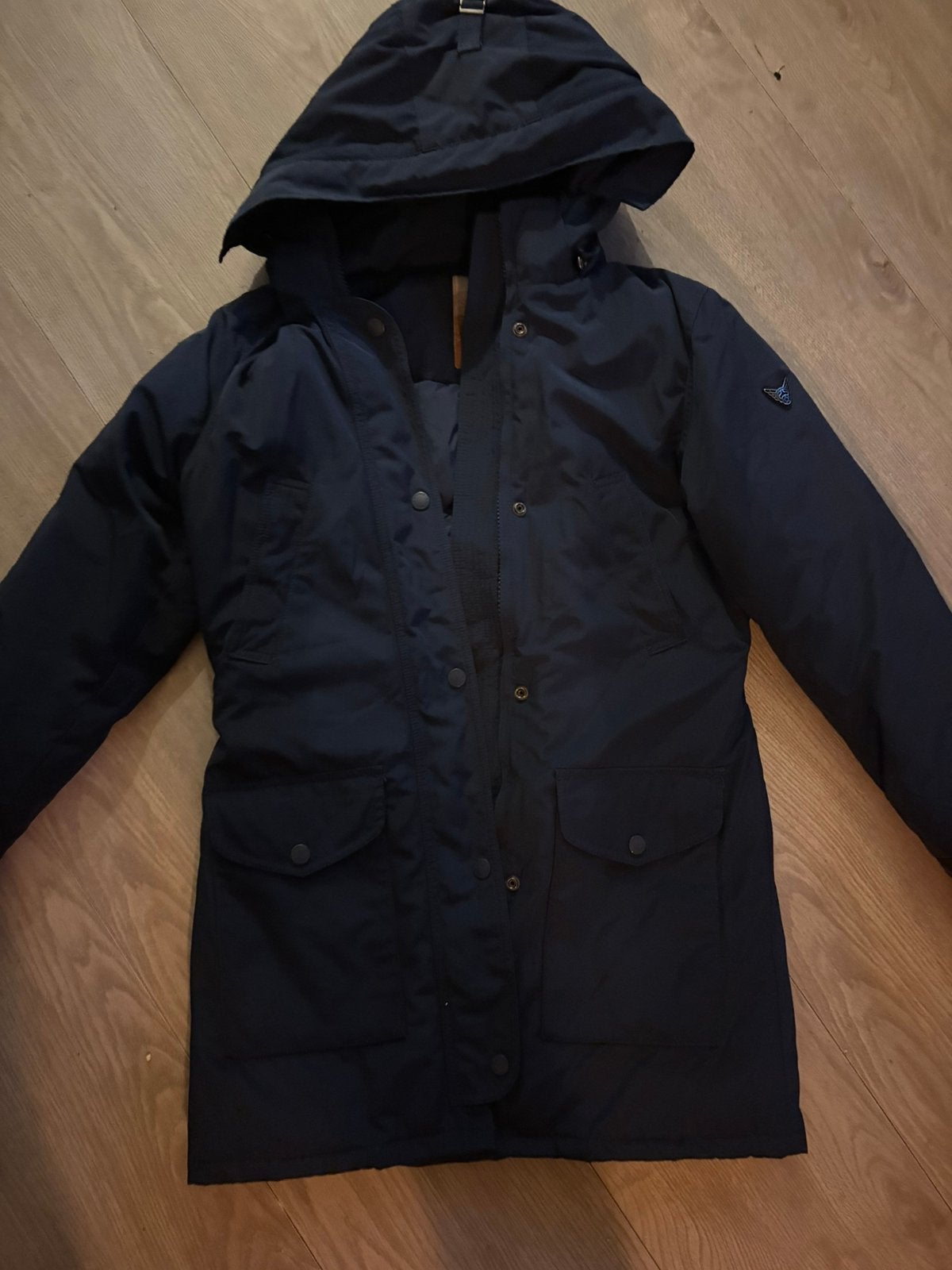 Airforce parka dames maat S, Ophalen of Verzenden, Zo goed als nieuw, Maat 36 (S), Blauw