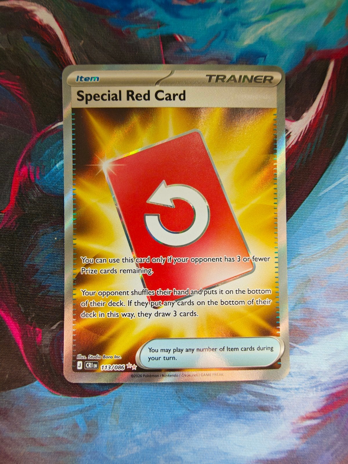 Special Red Card 113/086 - Chaos Rising, Ophalen of Verzenden, Nieuw