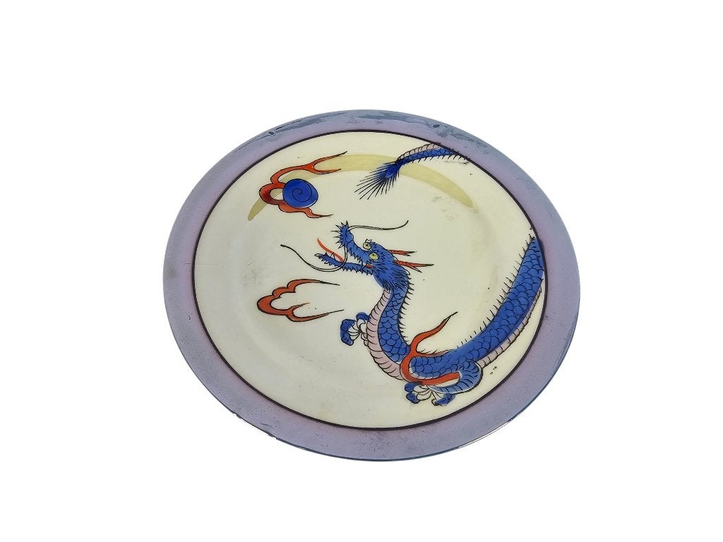 Japans Dragonware - porseleinen bord - jaren 50., Ophalen of Verzenden