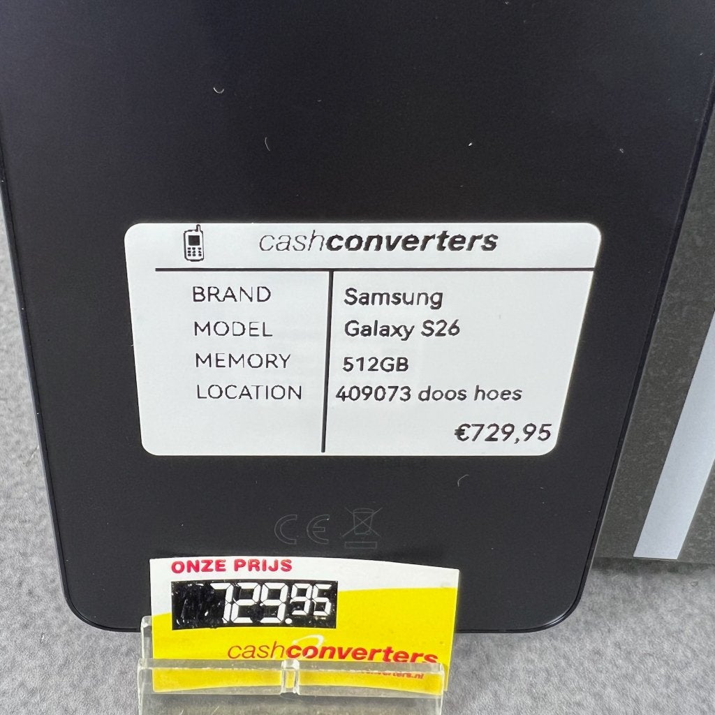Samsung Galaxy S26 | 512GB | nieuw in doos | zwart | 409073, Overige modellen, Zwart, Touchscreen, Nieuw