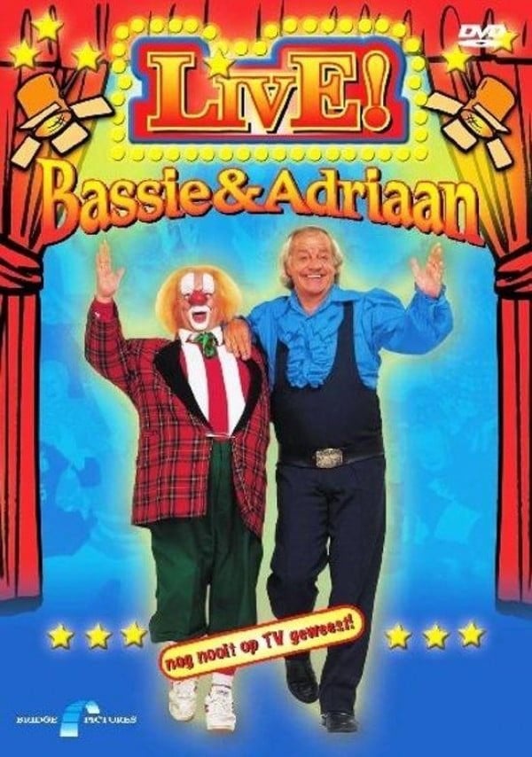 Bassie & Adriaan Live! DVD - Nog nooit op TV geweest!  Nieuw, Show, Alle leeftijden, Familie, Nieuw in verpakking