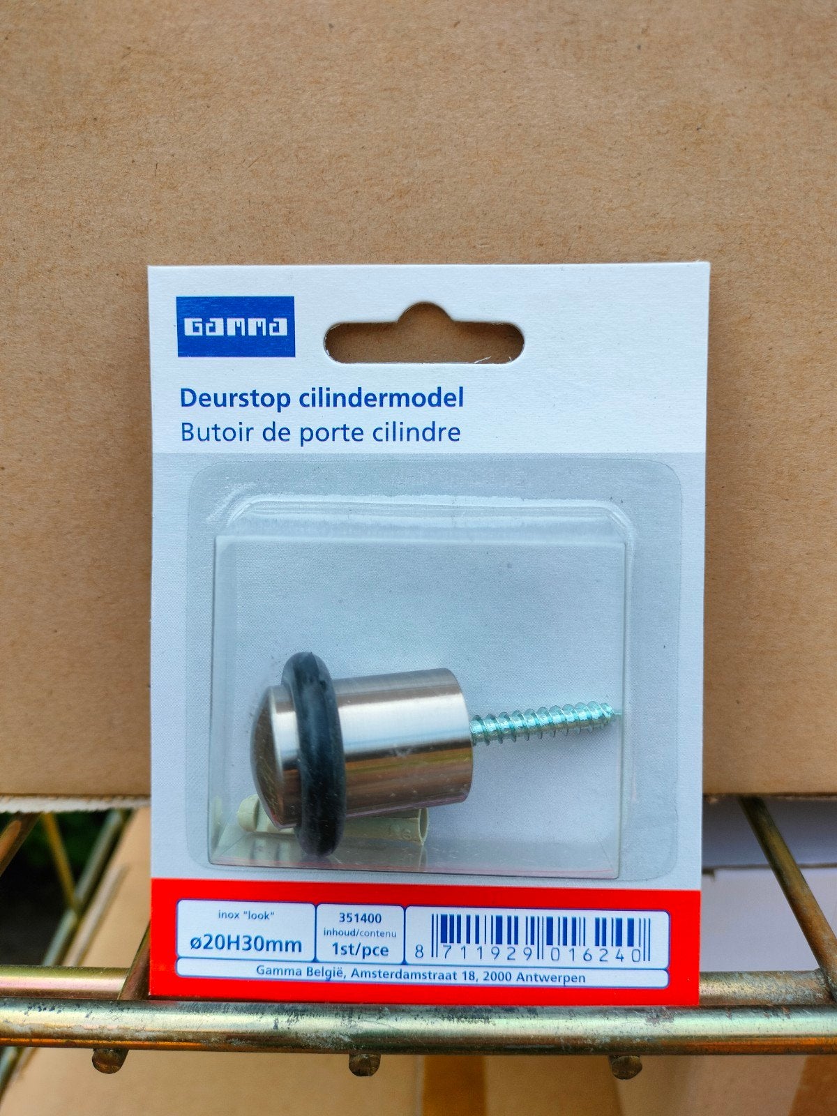 Gamma Deurstopper Cilindermodel en Bolmodel - Nieuw, Diversen, Ophalen of Verzenden, Nieuw