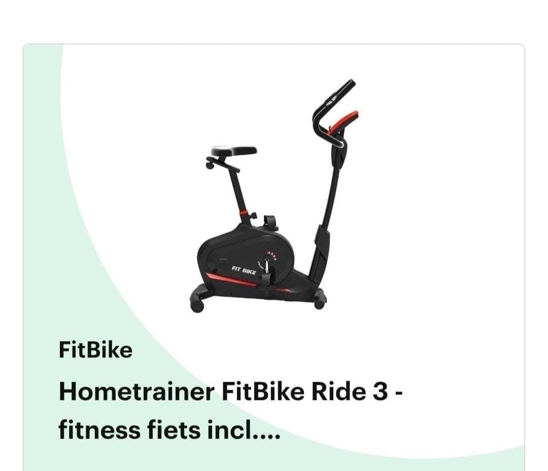 FitBike Ride 3 Hometrainer - nieuw, Ophalen, Overige materialen, Nieuw, Benen