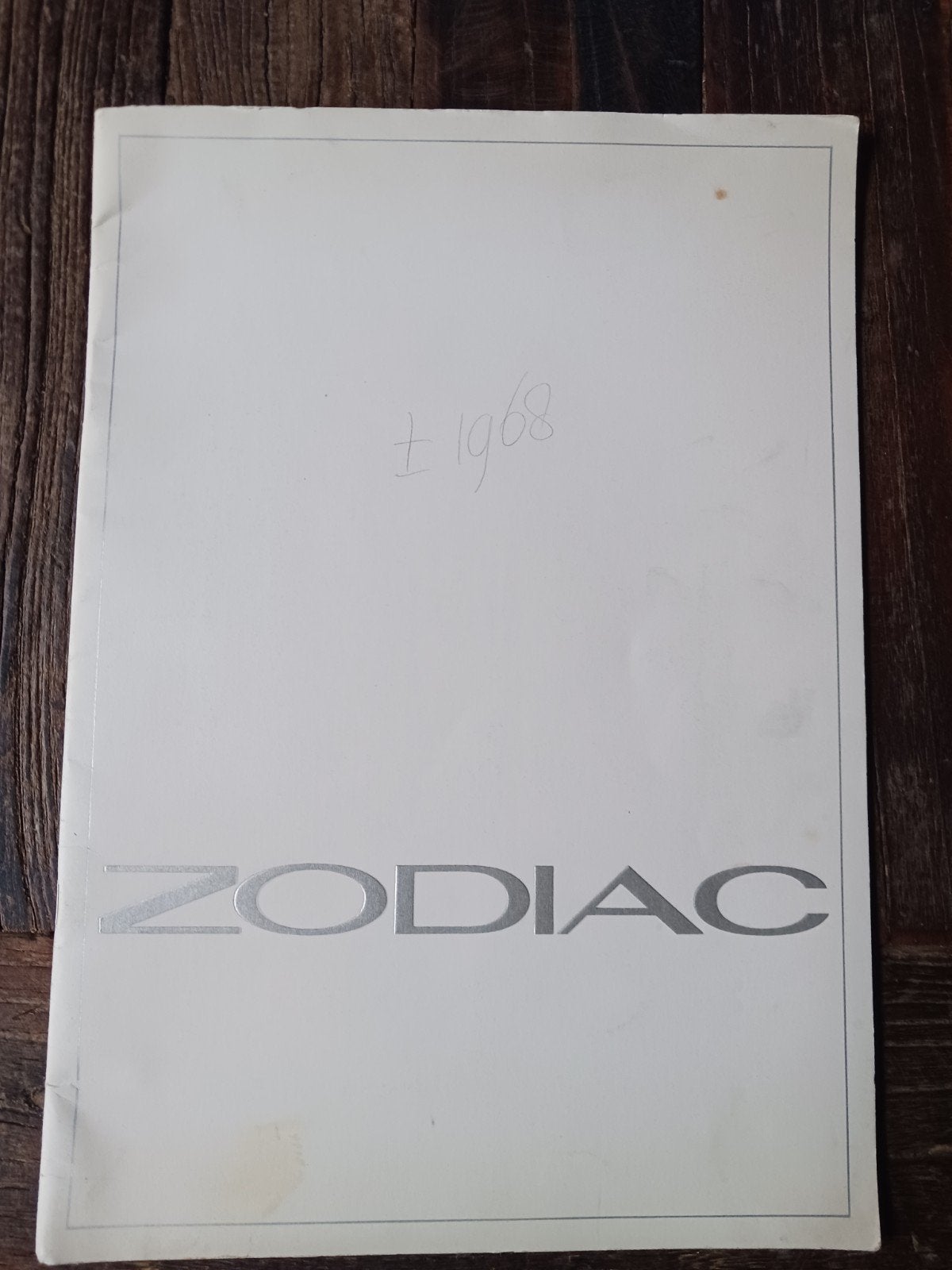 Ford Zodiac folder +/- 1968, Boeken, Ophalen of Verzenden, Gelezen, Ford